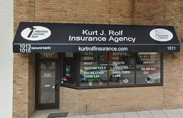 Kurt Rolf Insurance Agency Storefront, Hopkins, MN